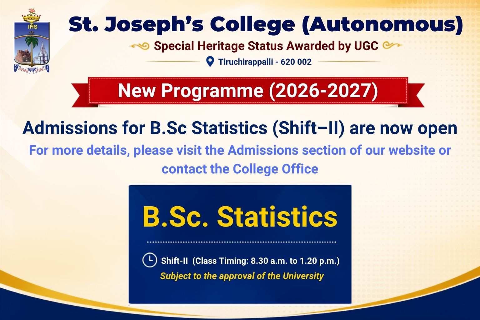 Admission Notifications