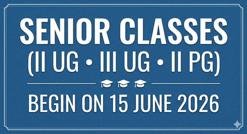 Senior Classes Notifications
